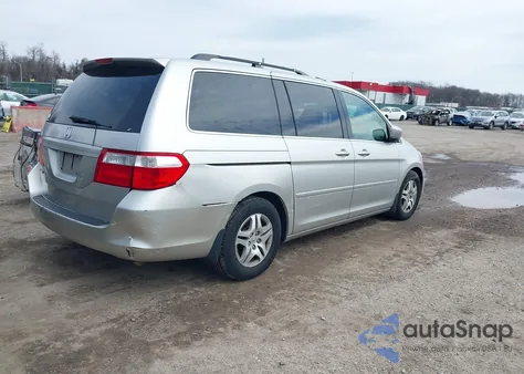 2007 Honda Odyssey Ex from USA, damaged, VIN 5FNRL384X7B419976